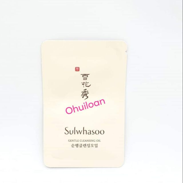 [ mới ] dầu tẩy trang diệu nhẹ siêu sạch sulwhasoo GENTLE CLEANSING OIL 3ml