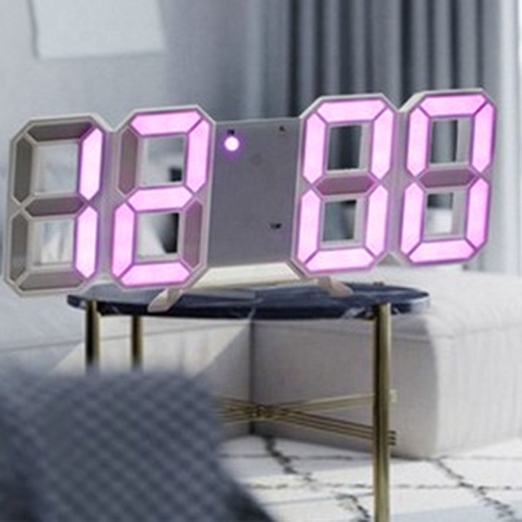 Đồng Hồ Điện Tử Màn Hình LED Kỹ Thuật Số Có Lịch Và Cổng Sạc USB Tiện Dụng