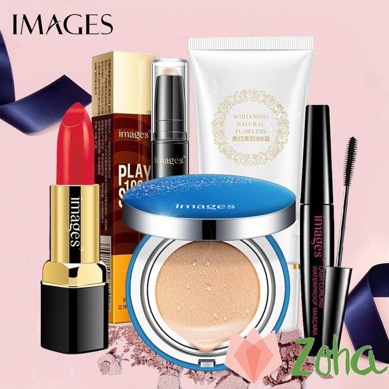 Set trang điểm IMAGES Son môi + Phấn nước + Kem BB + Bút tạo khối + Mascara ZH-46 | BigBuy360 - bigbuy360.vn
