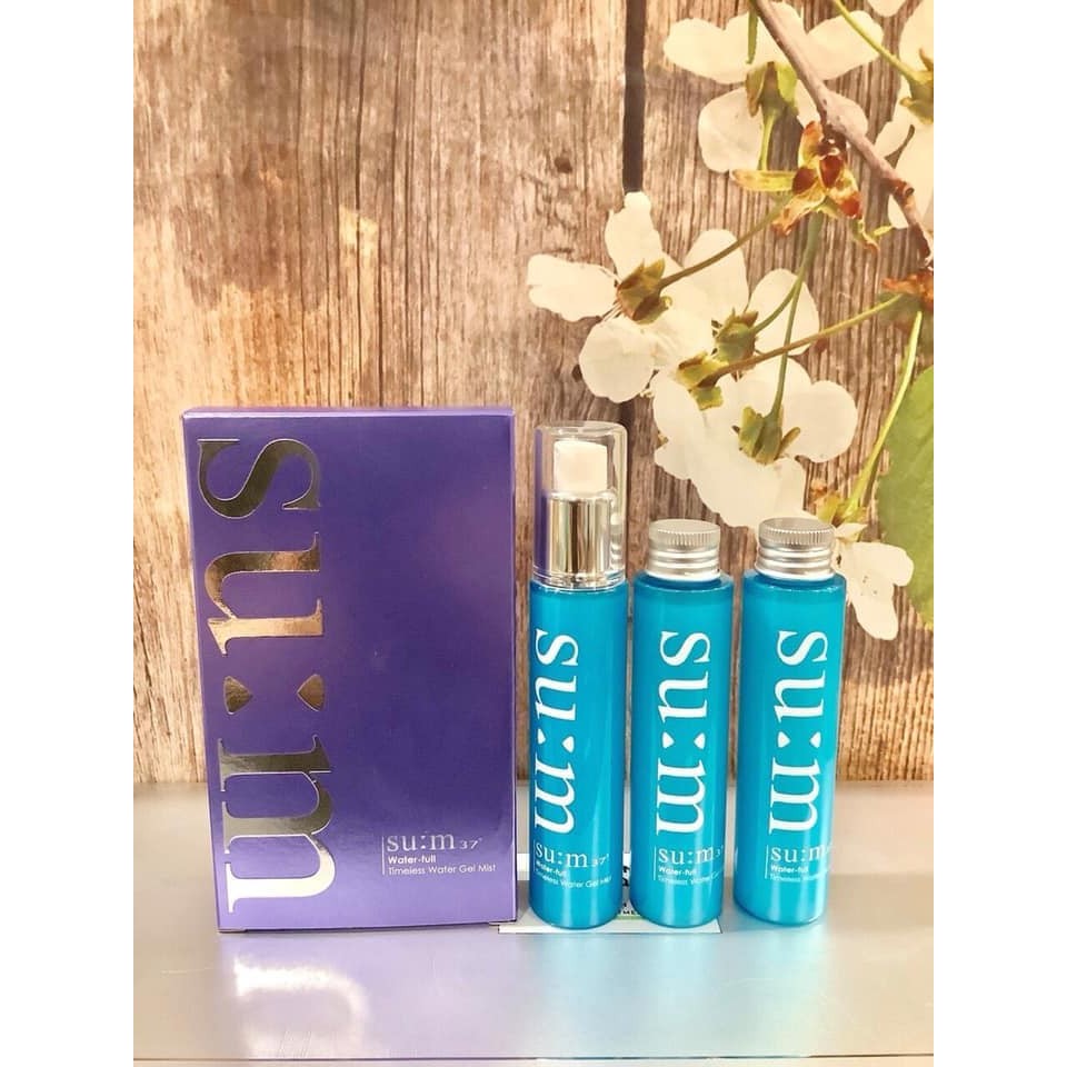 Bộ Xịt Khoáng Su:m 37 Water-full Timeless Water Gel Mist 3sp | BigBuy360 - bigbuy360.vn