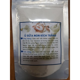 Ủ sữa non Kích trắng dạng bột handmade