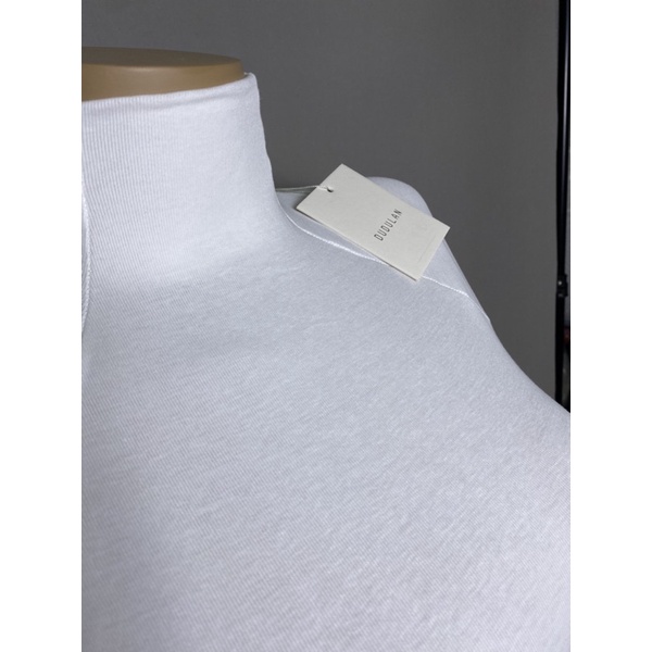 Áo croptop cổ lọ tay dài DUDULAN Áo thun dài tay cổ lọ chất cotton | BigBuy360 - bigbuy360.vn