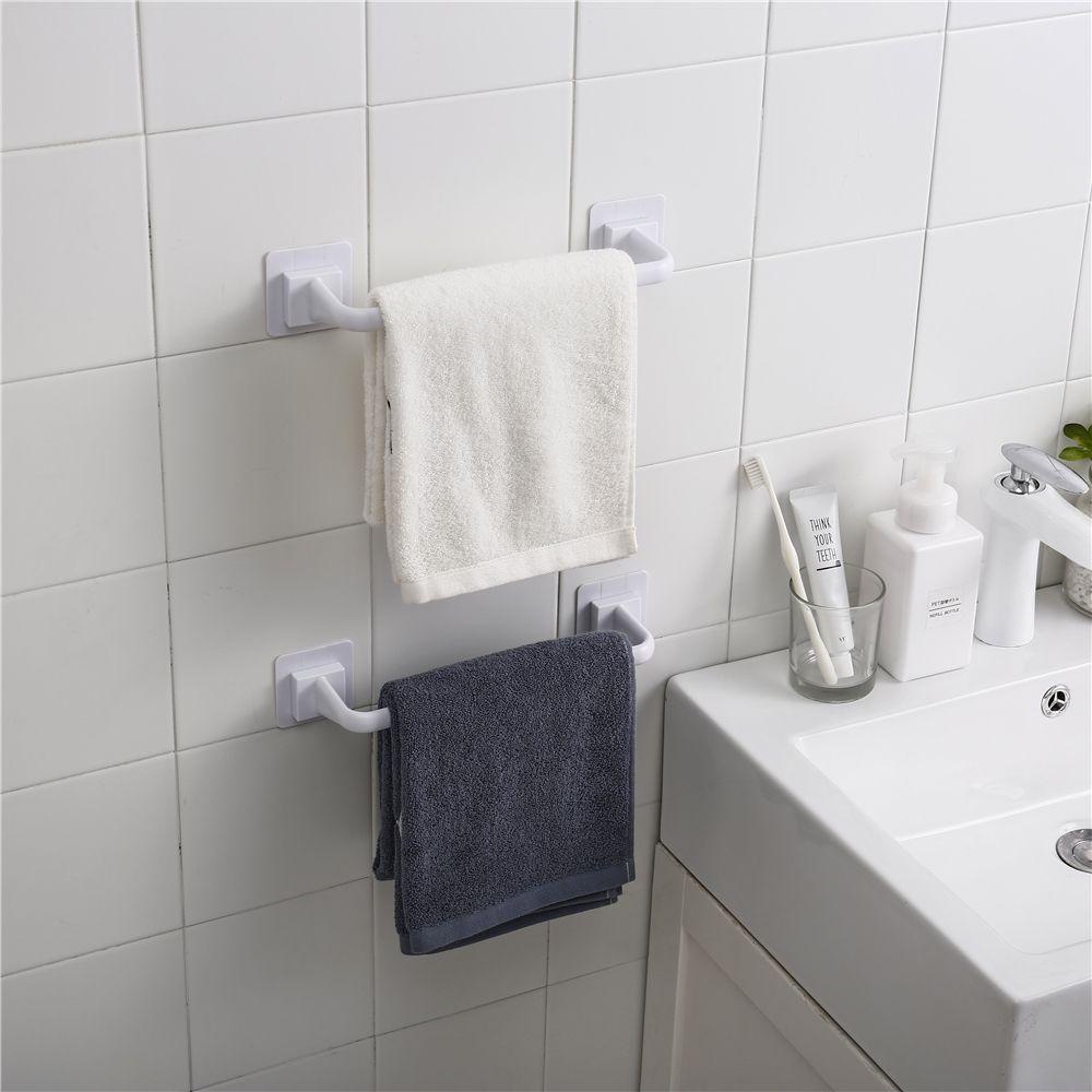 Giá Treo Cuộn Giấy Vệ Sinh Tự Dính Không Cần Đục Lỗ Tiện Dụng Cho Nhà Bếp / Nhà Tắm