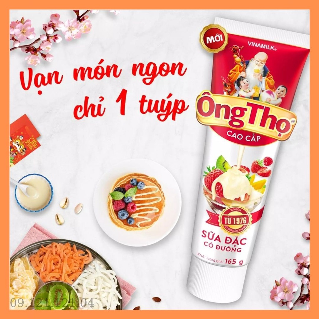 (HT) Sữa đặc ông thọ có đường dạng tuýp 165gr