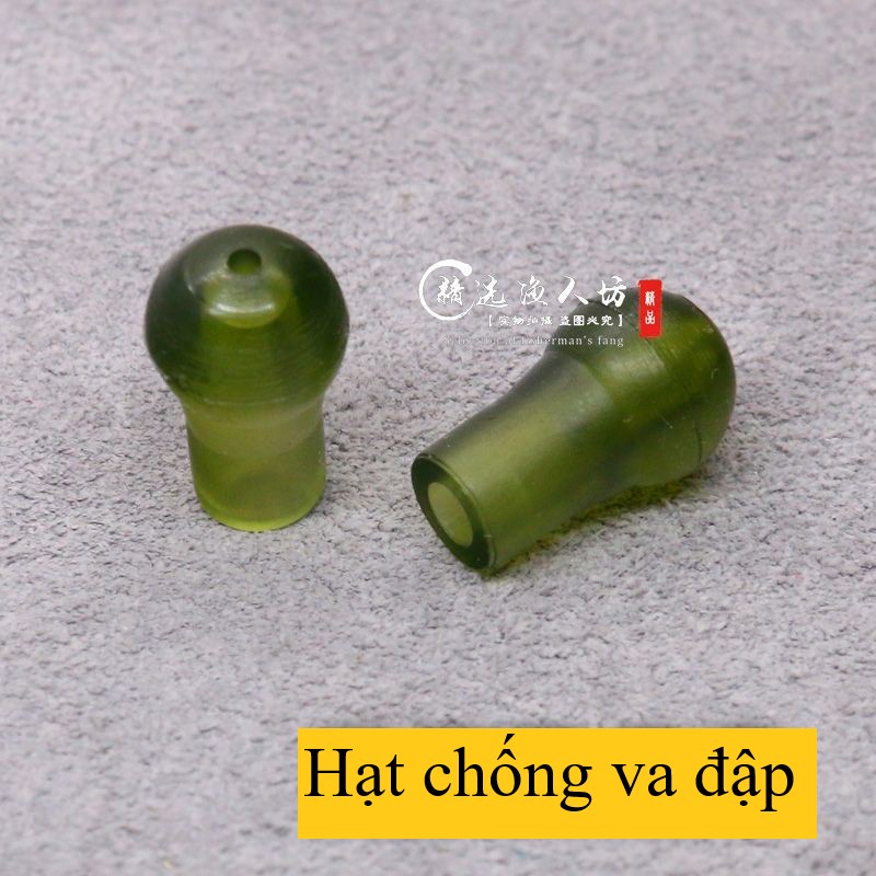 Chụp nút thắt, chụp chặn chì, hạt đậu chống sốc làm trục câu đài săn hàng