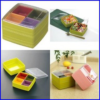 Hộp cơm bento, hộp đựng đồ ăn dã ngoại, hộp đựng mứt tết Made In Japan