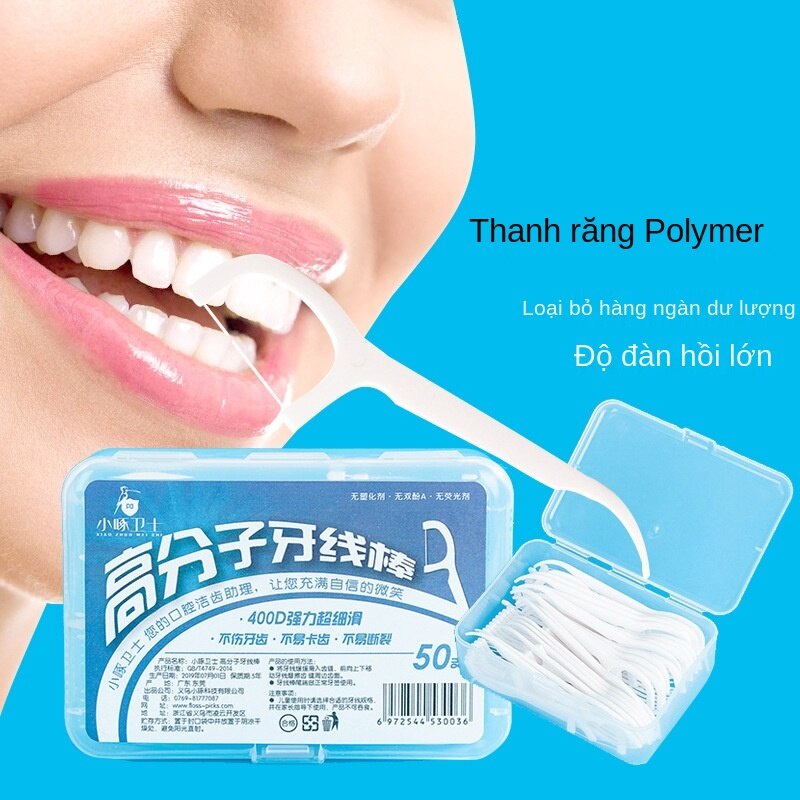 Que chỉ nha khoa cầm tay bền bỉ dùng vệ sinh kẽ răng thoải mái