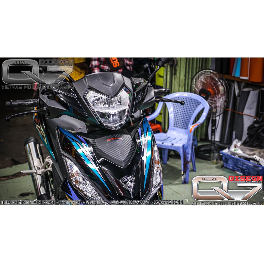 Tem Rời WINNER V1 XANH ĐEN