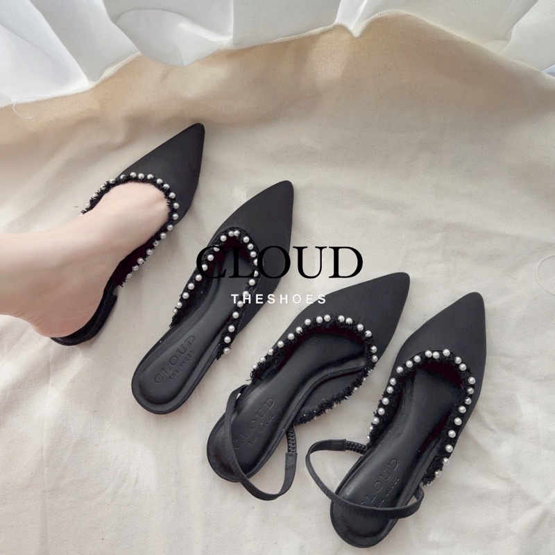 Gót bệt viền ngọc