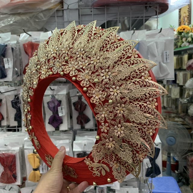 Khăn Đống cô dâu 35 tầng kết là đồng