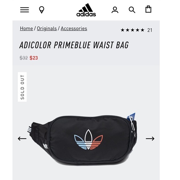 Túi đeo chéo mini Adidas CL ORG chất liệu sợi tổng hợp khoá kéo ép nhiệt. Nhỏ gọn, tiện dụng đầy đủ code