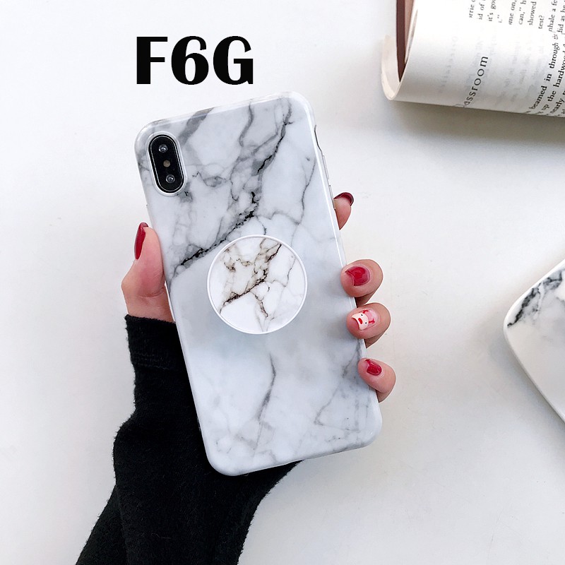 ốp lưng iphone họa tiết cẩm thạch có giá đỡ cho iPhone 12 11 Pro Max X Xs Max Xr 6 6s 7 8 Plus F6g | BigBuy360 - bigbuy360.vn