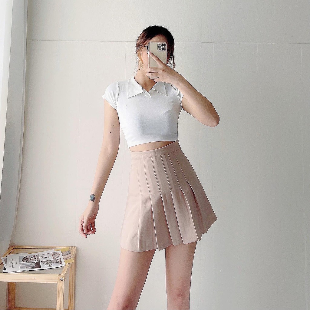 Chân váy xếp ly giữa | BigBuy360 - bigbuy360.vn