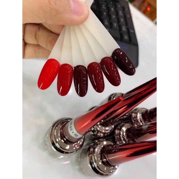 sơn đỏ đô, sơn đỏ mận, sơn gel mxbon đỏ, sơn mxbon, sơn gel