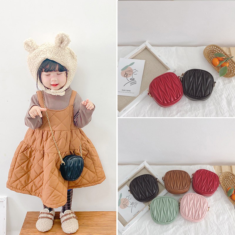 Túi Đeo Chéo Thêu Hình Dễ Thương Cho Bé Gái