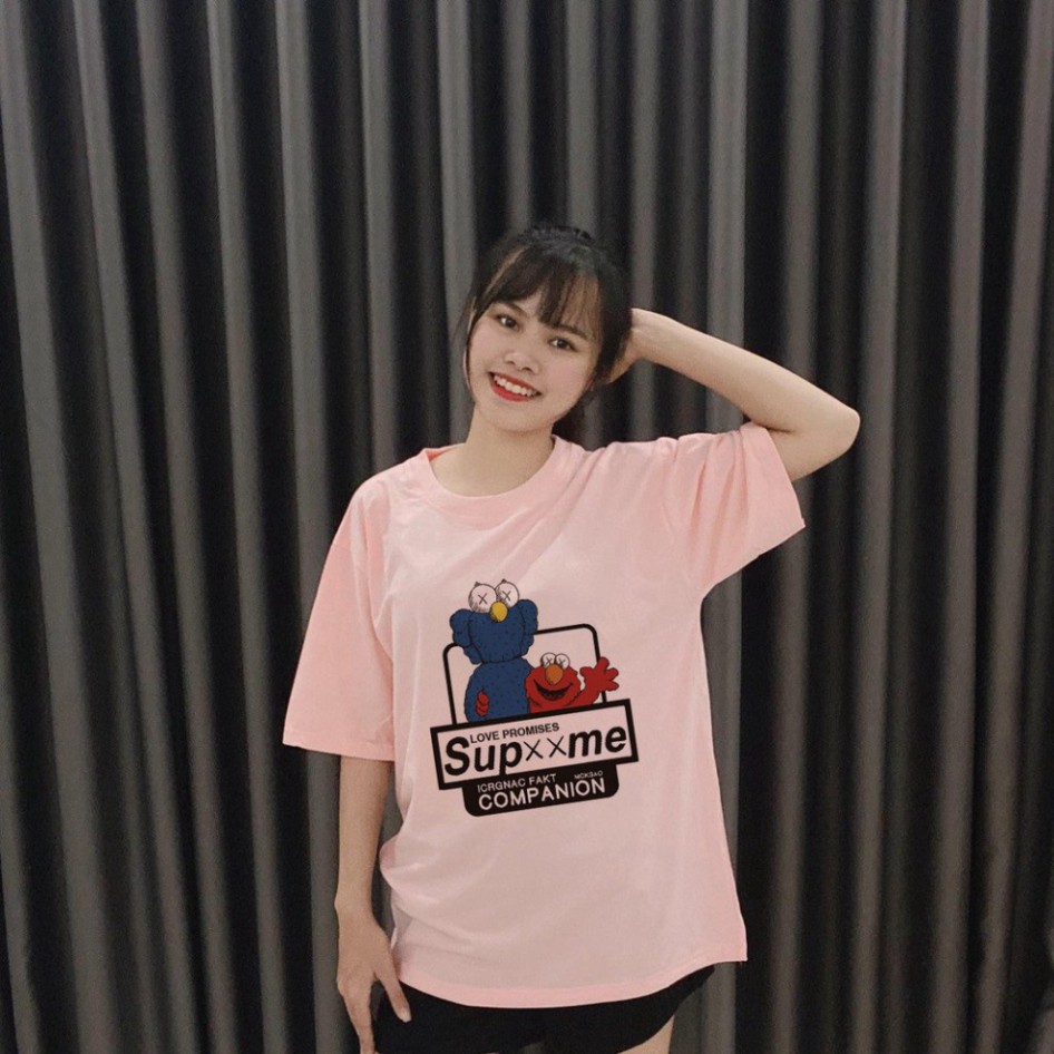 Áo Thun Tay Lỡ In Nhiệt Kaws Supxxme  Unisex  Cao Cấp Nam Nữ - ATIN49 | BigBuy360 - bigbuy360.vn