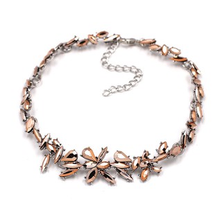 Vòng cổ choker đá vàng sang chảnh - D377