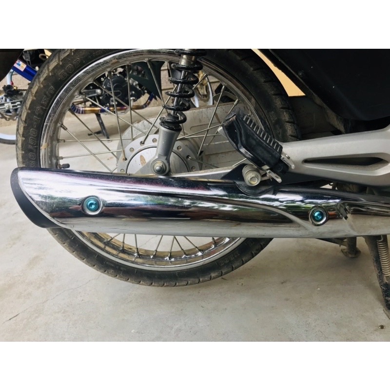 Combo  2 Ốc Titan Gr5 Gắn Ốp Bô Wave 50/100/110 cực chất