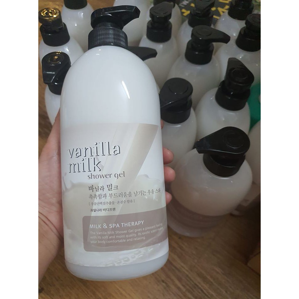 Sữa Tắm VANILLA Milk Hàn Quốc 740ml