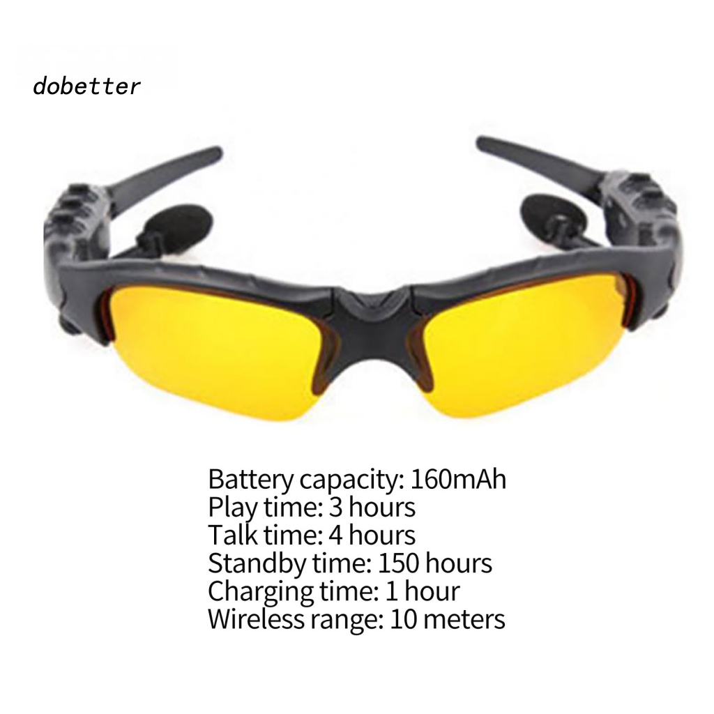 Kính Râm Dobetter &gt; Bluetooth 5.0 Chống Ồn Thông Minh Thích Hợp Lái Xe