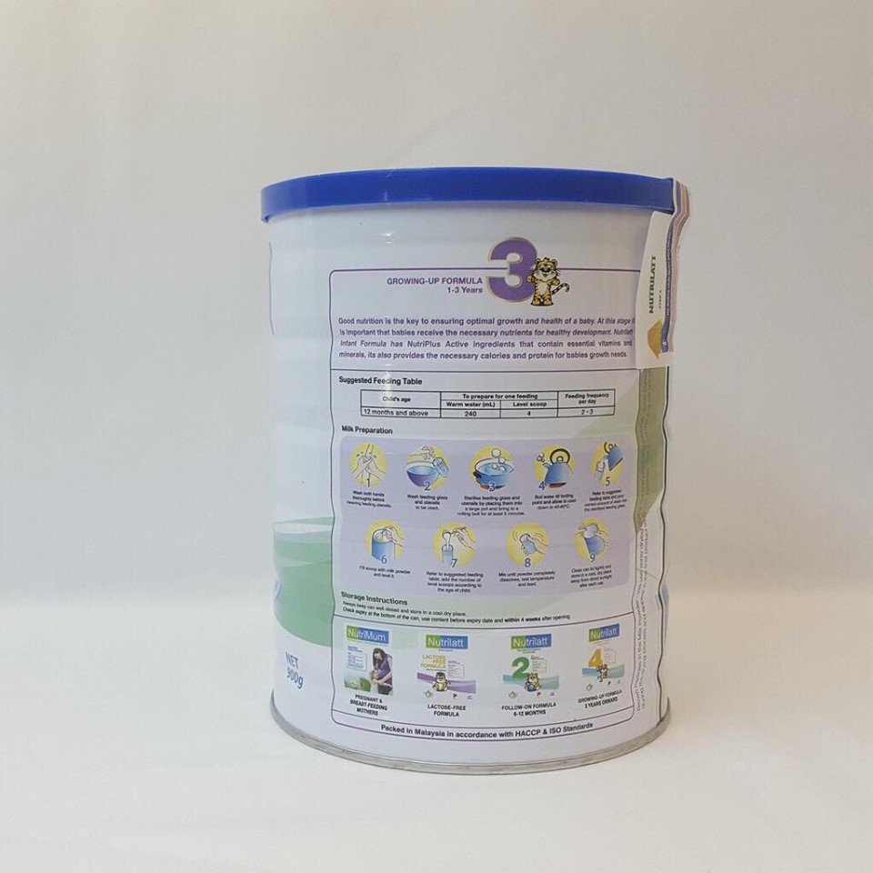 Sữa bột Nutrilatt Số 3 900g