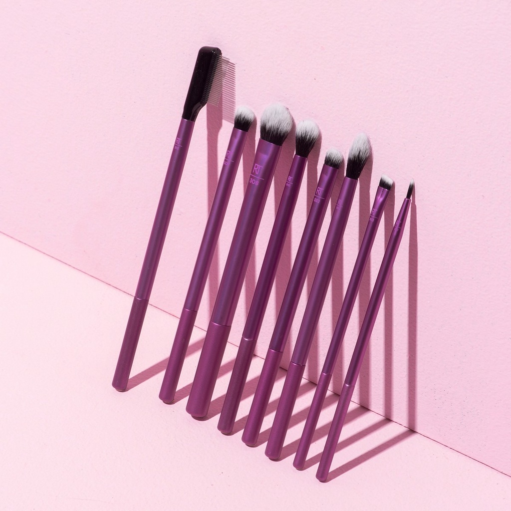 Bộ Cọ Trang Điểm Mắt Chuyên Nghiệp 8 Cây REAL TECHNIQUES EVERYDAY EYE ESSENTIALS