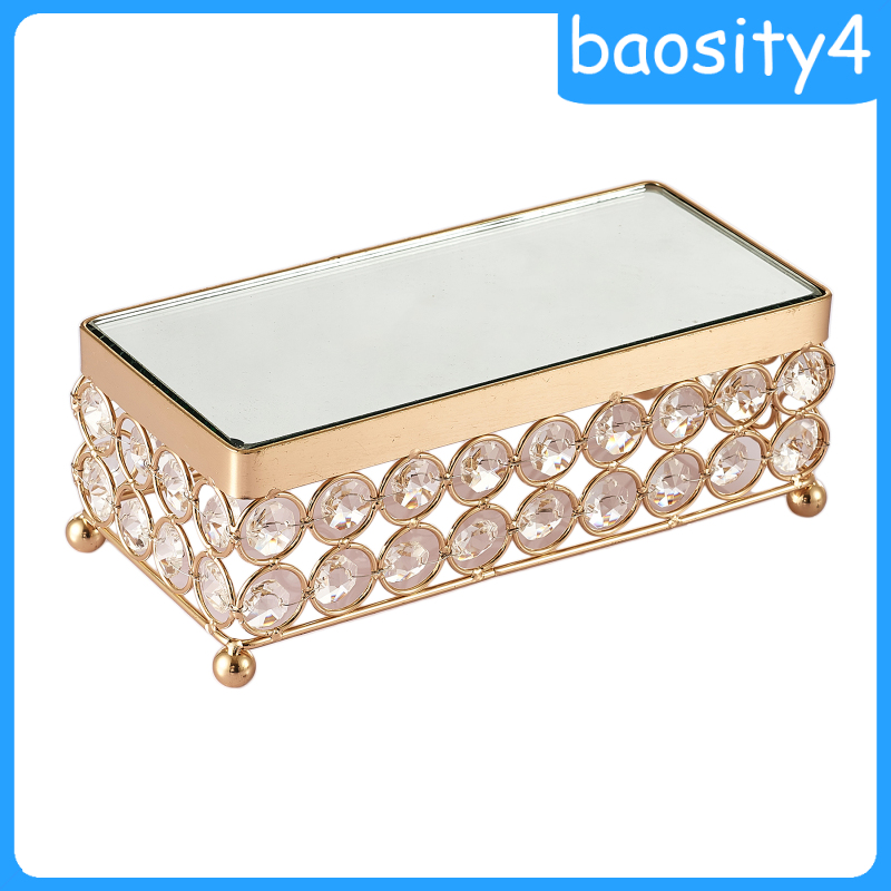 Bộ 4 Đế Đựng Bánh Bằng Pha Lê Phong Cách Châu Âu