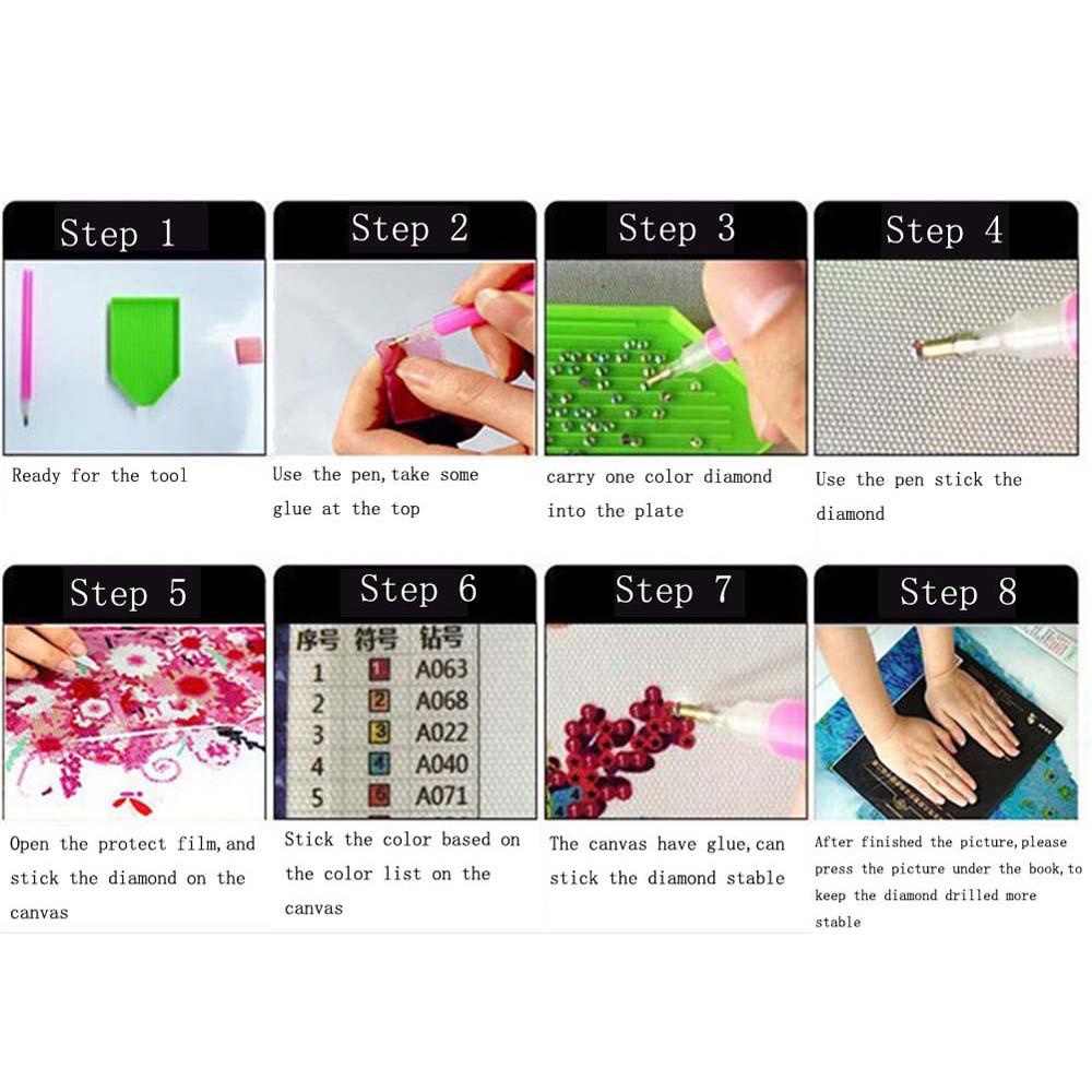 Tranh Vẽ Trang Trí Giáng Sinh 5D DIY Thời Trang|Miếng Dán Ủi Quần Áo Nhiều Màu Sắc