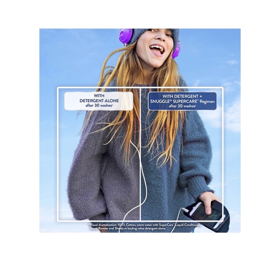 Giấy thơm quần áo Snuggle hộp 105 tờ / Super Care/ mùi thơm dịu nhẹ, tươi mát