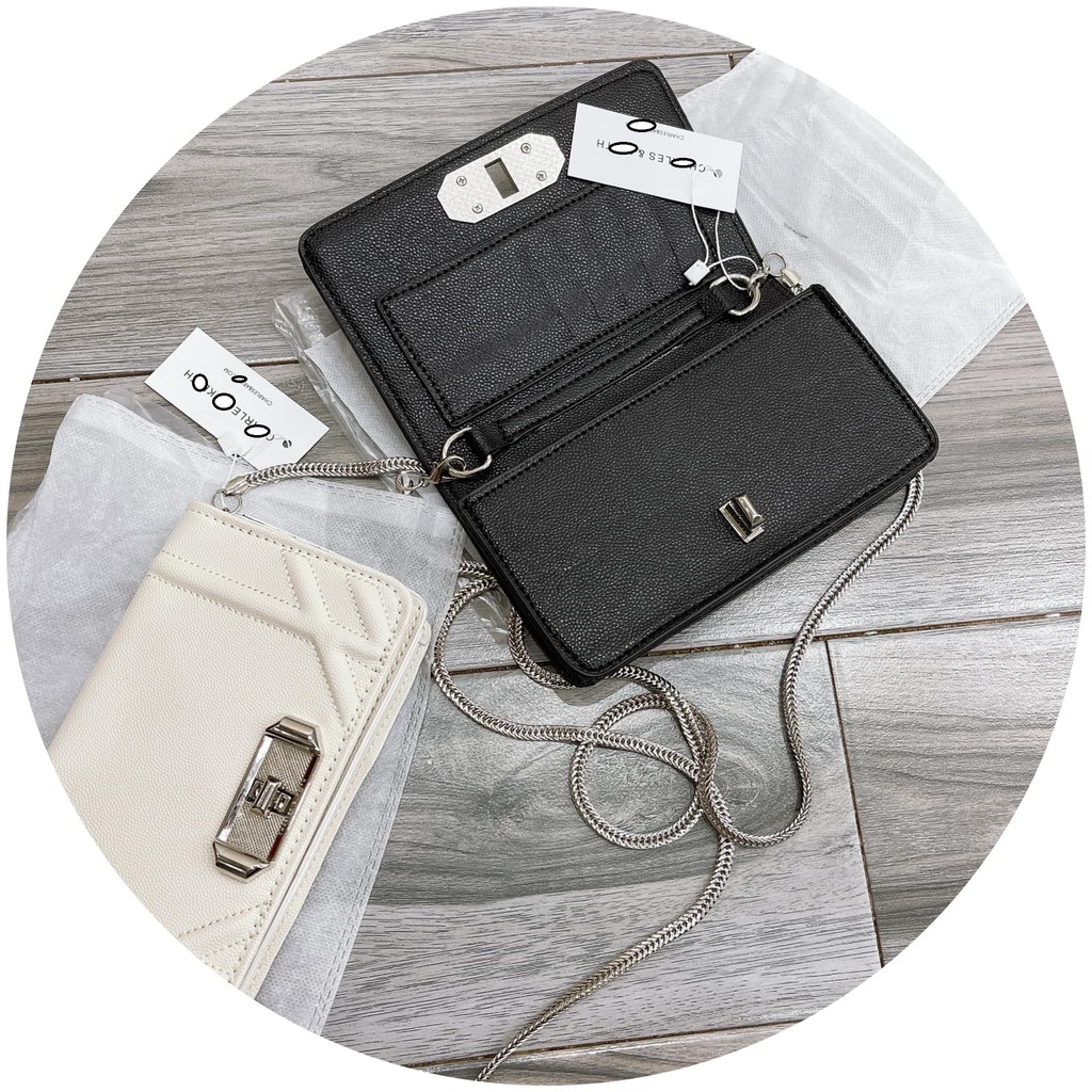 Túi CNK dẹp dáng mới, CHẤT DA HẠT, kèm ảnh thật | BigBuy360 - bigbuy360.vn