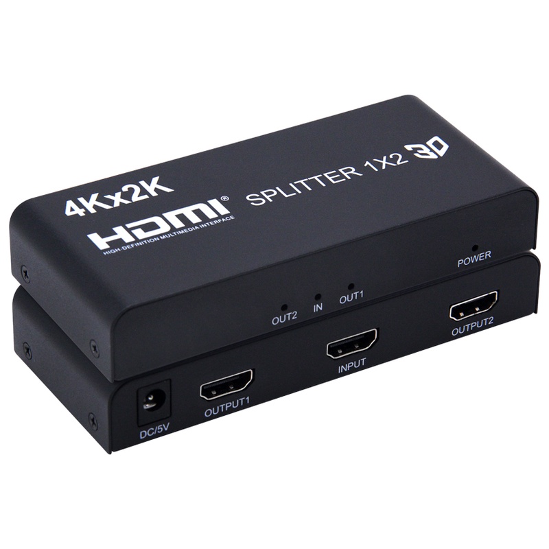 Thiết Bị Chia Cổng 4Kx2K HD 1080P 4K 30Hz 1X4 HDMI 1x2 3D 1 Trong 4 Ra 2 Cho PS3 PS4 XBOX Máy Chiếu / Máy Tính / Laptop