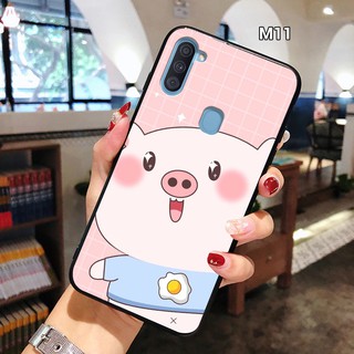 Ốp lưng Samsung A11 in hình heo nhỏ siêu đáng yêu