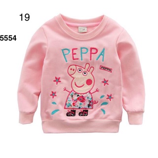 Áo khoác heo peppa cho bé gái màu hồng