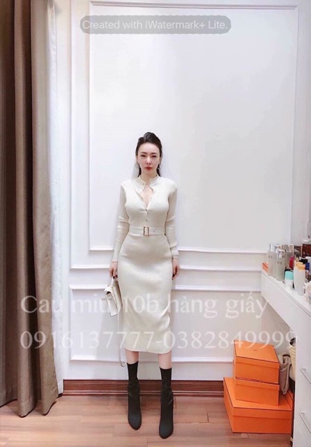 Váy Body Kèm Belt Hàng Xịn (kèm video, ảnh thật)