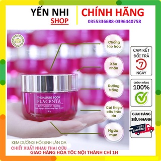 Kem dưỡng hồi sinh da nhau thai cừu the naturebook 50g
