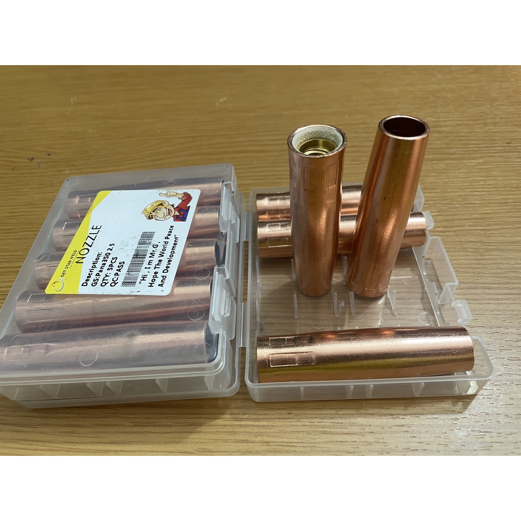 Chụp khí súng hàn mig pana gestar 200eu đồng thau 1.5mm