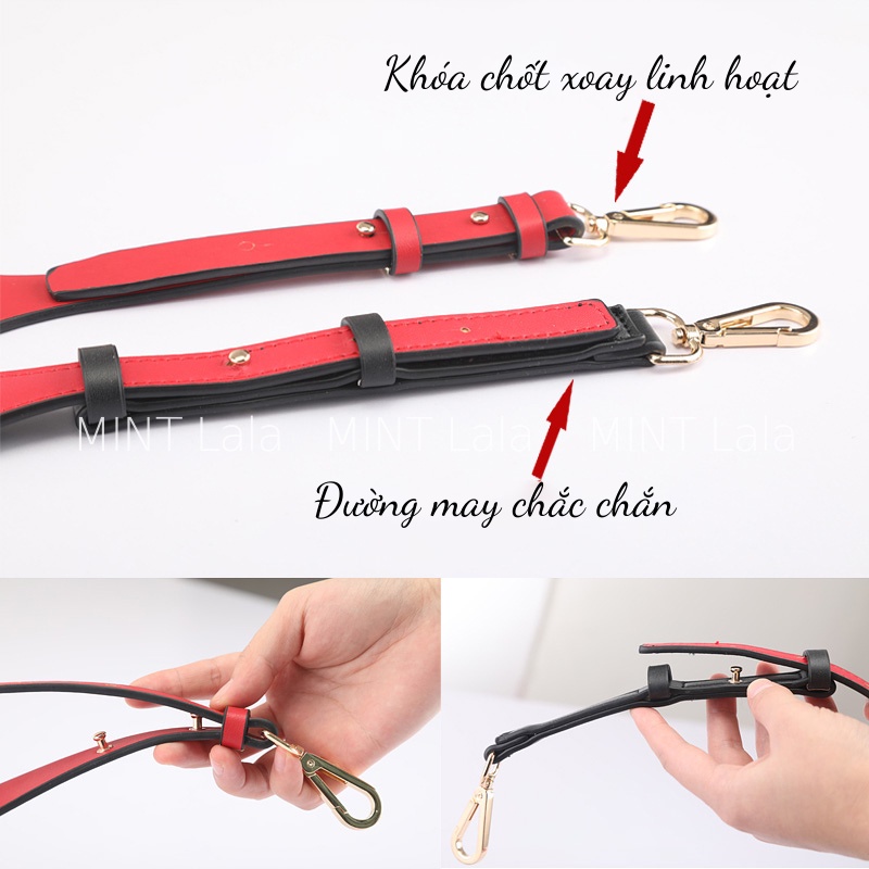Dây Túi Xách Thay Thế Bản To Bằng Da Loại Đẹp