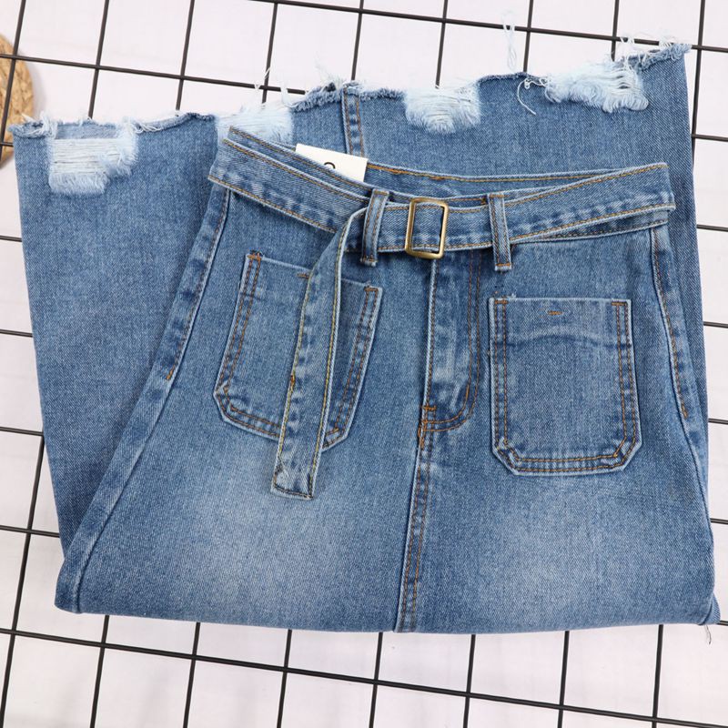 Chân váy bò váy dài váy chữ A ulzzang 2019 | BigBuy360 - bigbuy360.vn