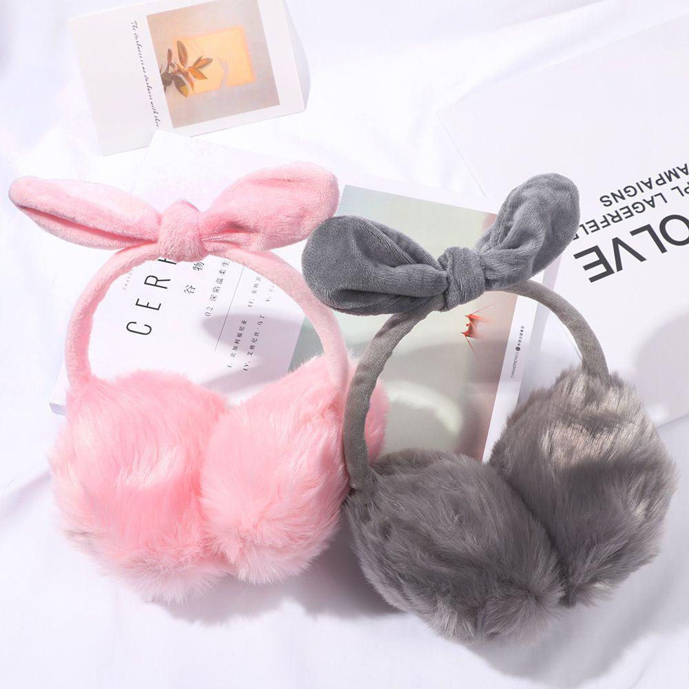 Chụp Tai Giữ Ấm Đính Nơ Xinh Xắn Thời Trang Dành Cho Mùa Đông