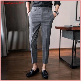 Quần âu kẻ sọc chất vải cotton cao cấp , chuẩn thiết kế hàn quốc, cực tôn dáng, không bai xù