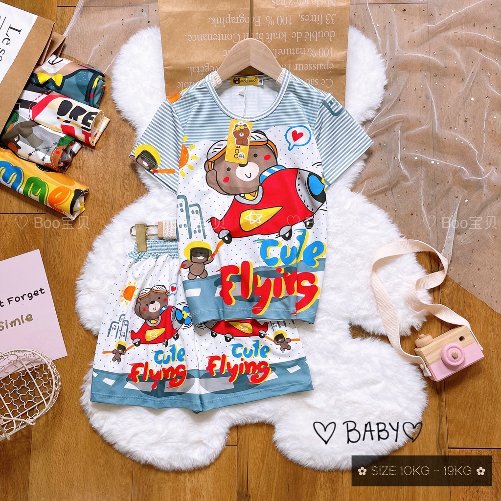 ĐỒ BỘ THUN BABY CAO CẤP BOO BOO MẪU MỚI SIÊU DỄ THƯƠNG
