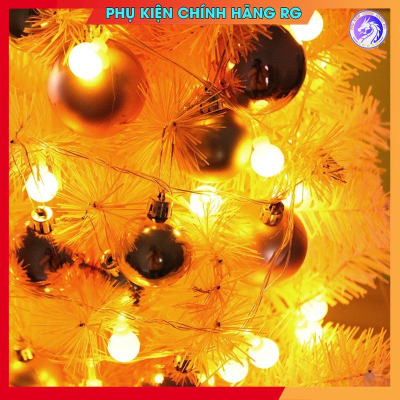 Cây thông noel màu hồng mini để bàn tặng kèm bộ phụ kiện trang trí quả châu cực hot đón giáng sinh