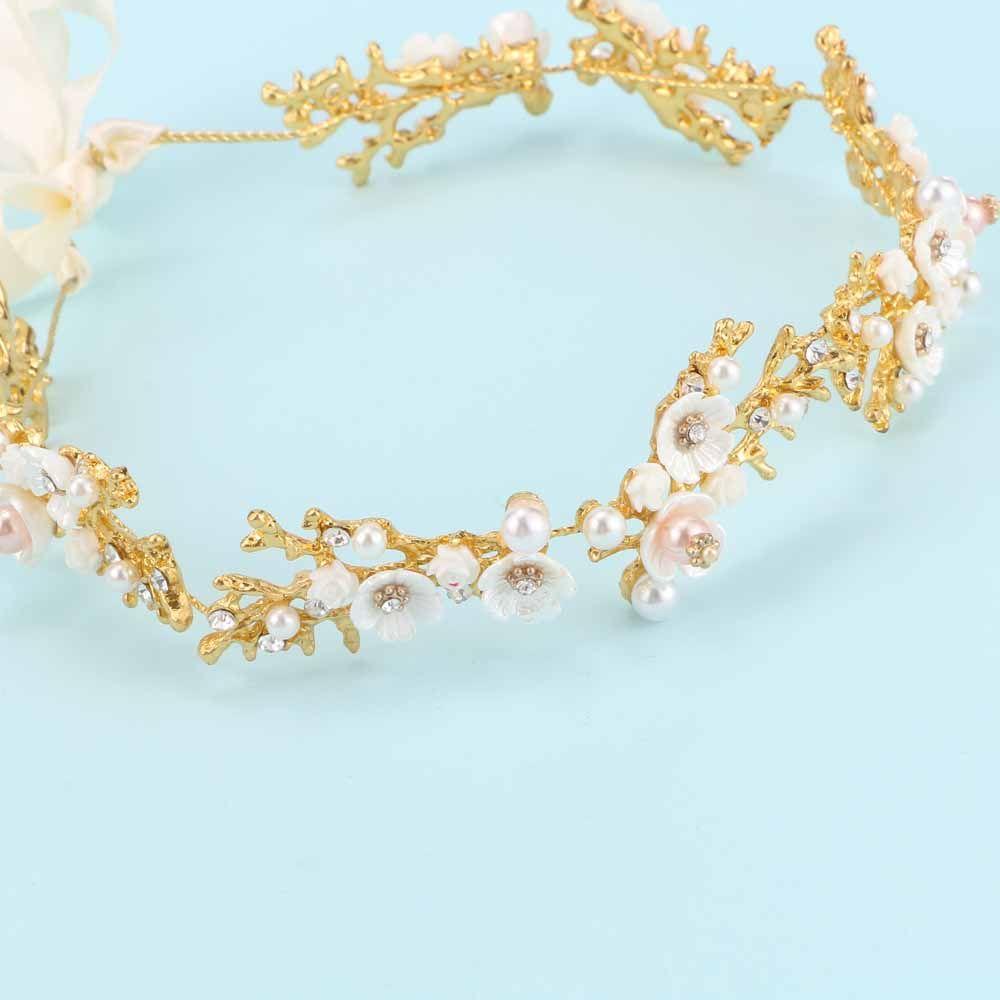 Phụ Kiện Cài Tóc Thời Trang|Vòng Hoa Đội Đầu Cô Dâu