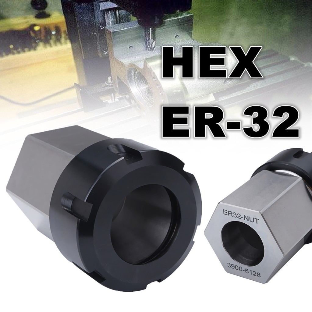 ER32 Hex Collet Block Spring Chuck Collet Holder For CNC Lathe Engraving Machine | BigBuy360 - bigbuy360.vn