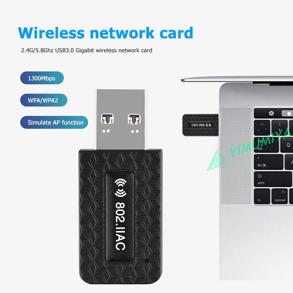 Usb Wifi 3.0 1300m 2.4 + 5.8g | BigBuy360 - bigbuy360.vn