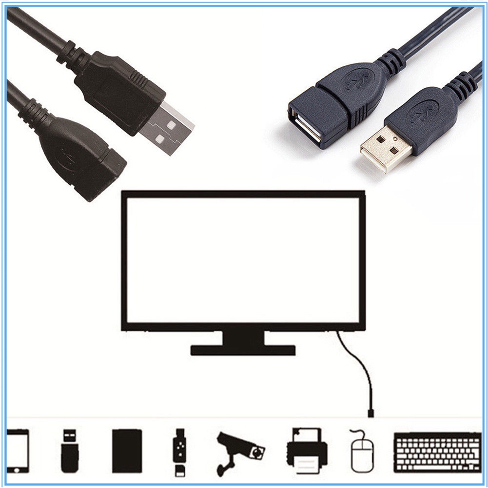Cáp nối dài USB 2.0 dài 1m chất lượng