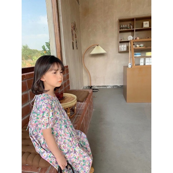 Váy hoa cúc Melisa-HÀNG SALE KO ĐỔI TRẢ