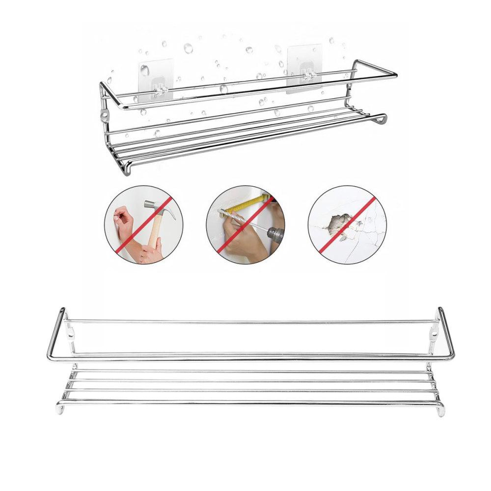 Giá Đựng Gia Vị Một Tầng Gắn Tường Dễ Lắp Đặt