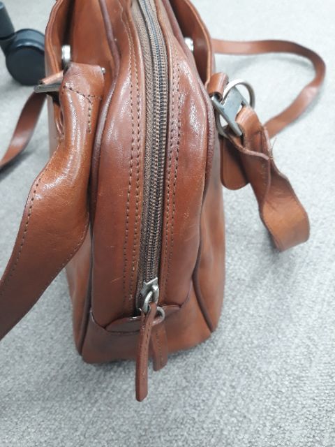 Thanh lý túi da mộc, 2hand, màu nâu vintage
