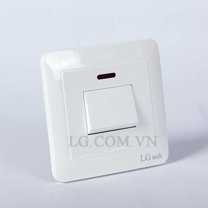 Công tắc điện LGTech đơn 2 cực mặt vuông chịu dòng lớn 45A LG-TT-0102 - Hàng Chính Hãng